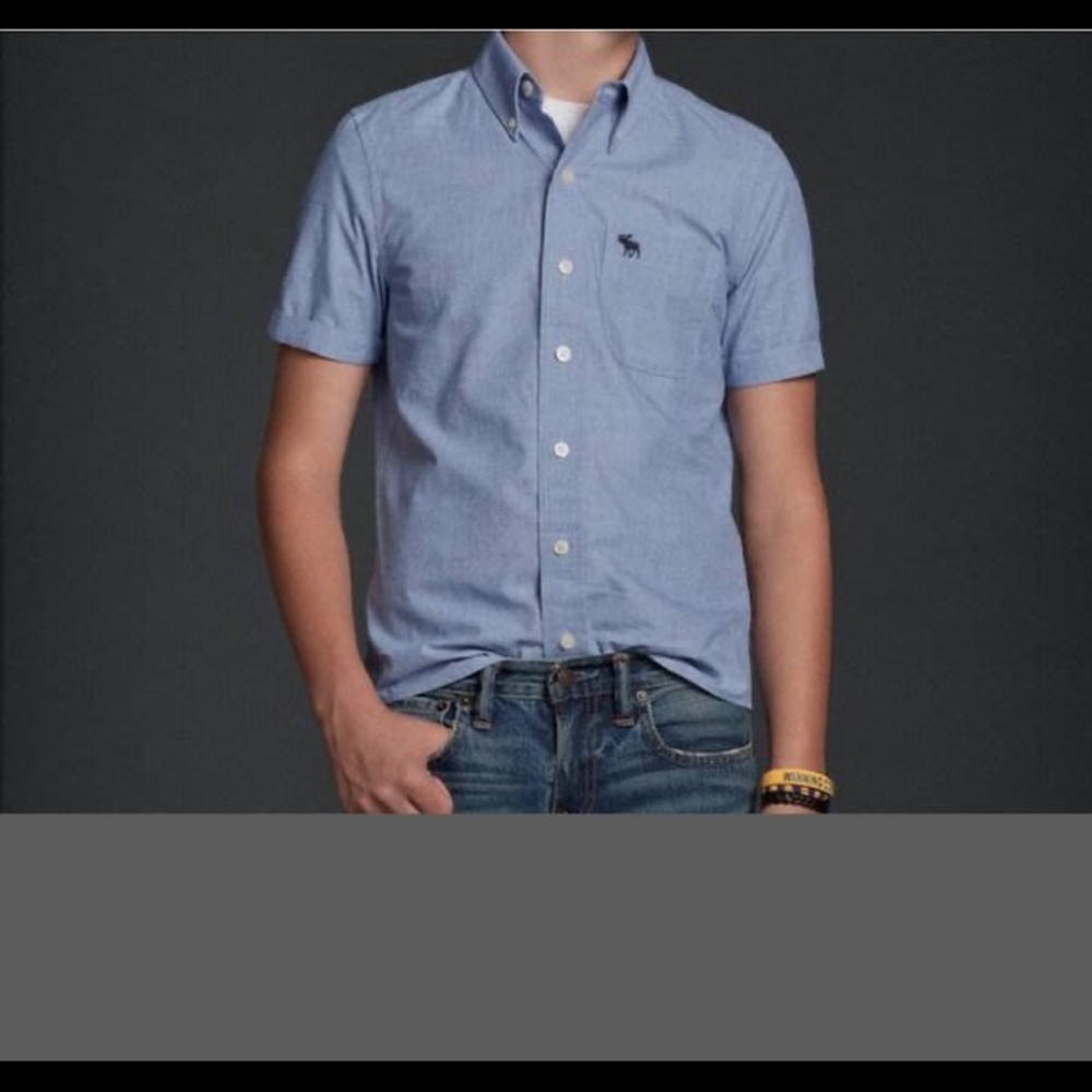 NWT Abercrombie kids classic short sleeve shirt